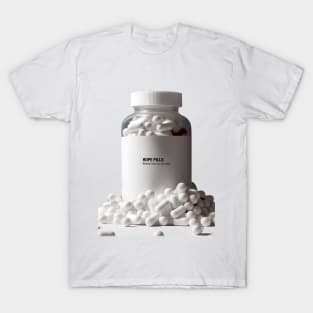 Hope Pills: A Bottle of Hope to cure the 2023 Hangover. Believe That You Are Able on a light (Knocked Out) background T-Shirt